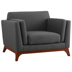 Chance Upholstered Fabric Armchair