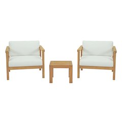 Bayport 3 Piece Outdoor Patio Teak Set