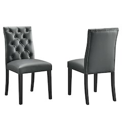 Duchess Vinyl Dining Chair Set of 2