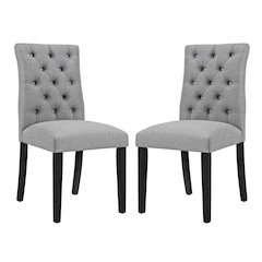 Duchess Fabric Dining Chair Set of 2