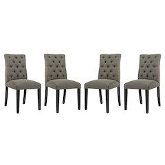 Duchess Fabric Dining Chair Set of 4