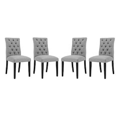 Duchess Fabric Dining Chair Set of 4