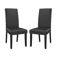 Parcel Vinyl Dining Side Chair Set of 2