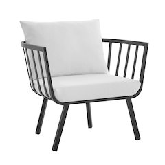 Riverside Outdoor Patio Aluminum Armchair
