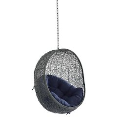 Hide Sunbrella Fabric Swing Outdoor Patio Lounge Chair Without Stand