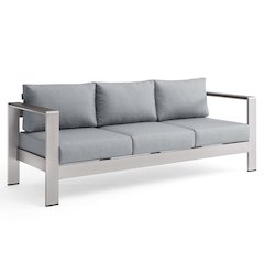 Shore Outdoor Patio Aluminum Sofa