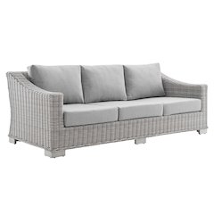 Conway Sunbrella Outdoor Patio Wicker Rattan Sofa