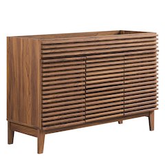 Render 48" Double Sink Compatible (Not Included) Bathroom Vanity Cabinet