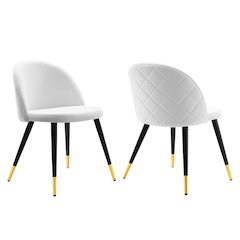 Cordial Performance Velvet Dining Chairs Set of 2