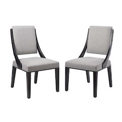 Cambridge Upholstered Fabric Dining Chairs Set of 2
