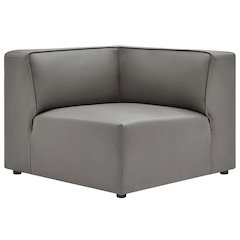 Mingle Vegan Leather Corner Chair
