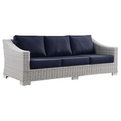 Conway Outdoor Patio Wicker Rattan Sofa