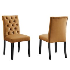 Duchess Performance Velvet Dining Chairs Set of 2