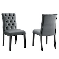 Duchess Performance Velvet Dining Chairs Set of 2