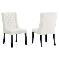Baronet Performance Velvet Dining Chairs Set of 2