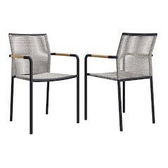 Serenity Outdoor Patio Armchairs Set of 2