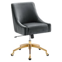 Discern Performance Velvet Office Chair