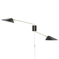 Journey 2-Light Swing Arm Wall Sconce