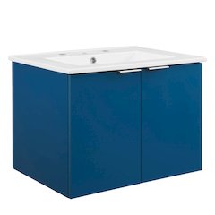 Maybelle 24" Wall-Mount Bathroom Vanity