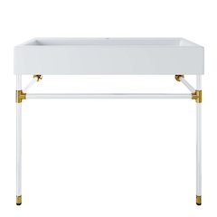 Redeem 40" Acrylic Wall-Mount Bathroom Vanity