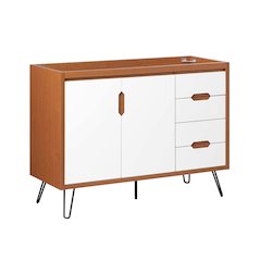 Energize 48" Single Sink Compatible (Not Included) Bathroom Vanity Cabinet