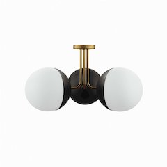 Stellar 3-Light Semi-Flush Ceiling Light