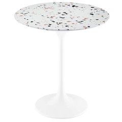 Lippa 20" Round Terrazzo Side Table