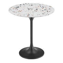 Lippa 20" Round Terrazzo Side Table
