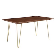 Ardor 60" Live Edge Acacia Wood Acacia Wood Dining Table