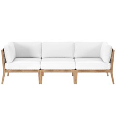 Clearwater Outdoor Patio Teak Wood Sofa