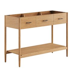 48” Single Sink Bathroom Vanity Cabinet (Sink Basin Not Included)