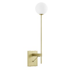 Riva White Globe Wall Sconce