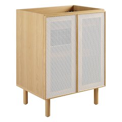 Calla 24" Perforated Metal Bathroom Vanity Cabinet (Sink Basin Not Included)