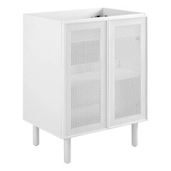Calla 24" Perforated Metal Bathroom Vanity Cabinet (Sink Basin Not Included)