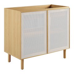 Calla 36" Perforated Metal Bathroom Vanity Cabinet (Sink Basin Not Included)
