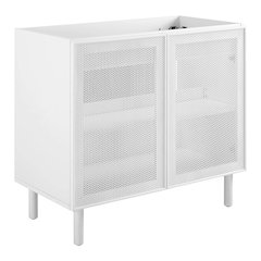 Calla 36" Perforated Metal Bathroom Vanity Cabinet (Sink Basin Not Included)