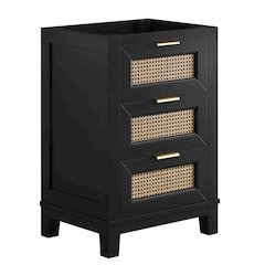 Dixie 24” Solid Wood Bathroom Vanity Cabinet (Sink Basin Not Included)