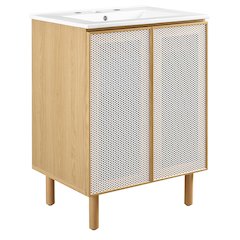 Calla 24" Perforated Metal Bathroom Vanity