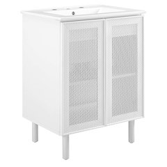 Calla 24" Perforated Metal Bathroom Vanity