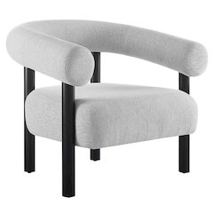 Sable Upholstered Fabric Armchair