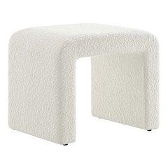 Simba Boucle Fabric Waterfall Stool
