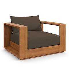 Tahoe Outdoor Patio Acacia Wood Chair