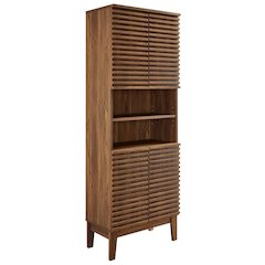 Render Tall Bathroom Storage Cabinet