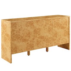 Hudson 60" Burl Wood Sideboard