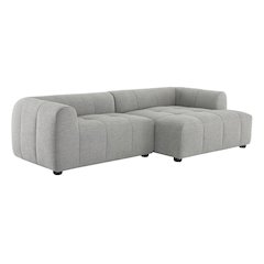 Liana Right-Facing Upholstered Fabric Modular Sofa with Chaise