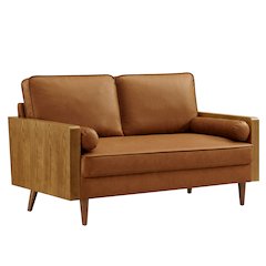 Kellan Vegan Leather Loveseat