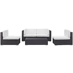 Camfora 5 Piece Outdoor Patio Sectional Set