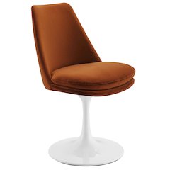 Lippa Swivel Dining Performance Velvet Side Chair