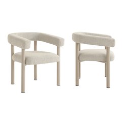 Nautica Outdoor Patio Aluminum Dining Armchairs Set of 2