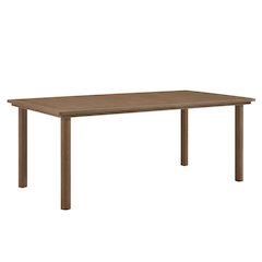 Parkland 76" Outdoor Patio Aluminum Dining Table